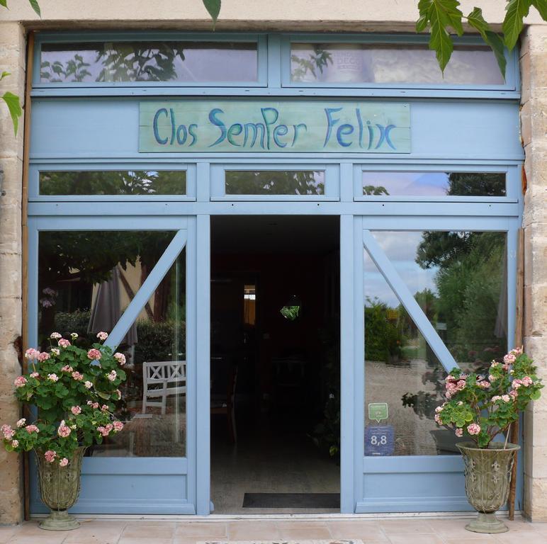 Chambres D'Hotes Du Clos Semper Felix Sainte-Bazeille Екстер'єр фото