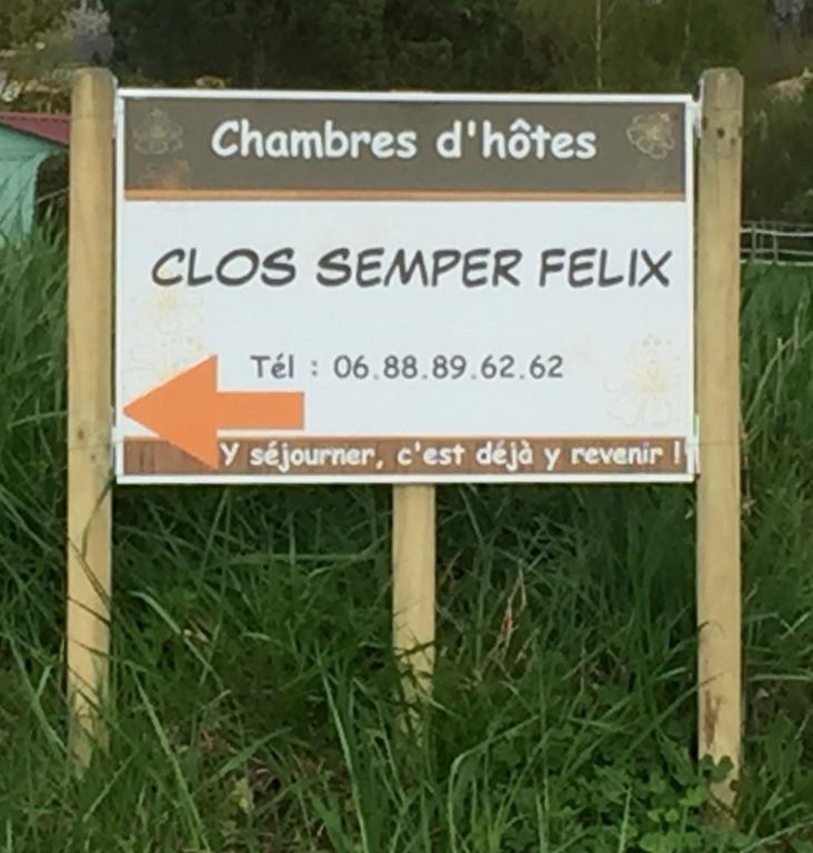 Chambres D'Hotes Du Clos Semper Felix Sainte-Bazeille Екстер'єр фото